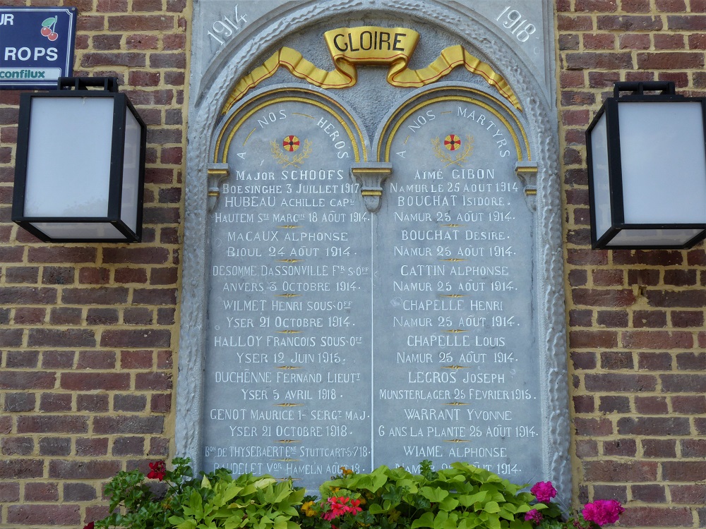 Memorial to the Victims of the La Plante Namur District #4