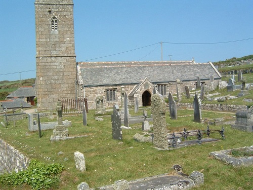 Oorlogsgraf van het Gemenebest St Levan Churchyard