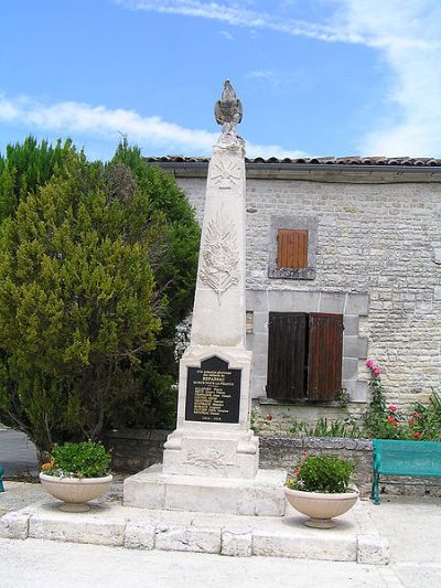 War Memorial Réparsac #1