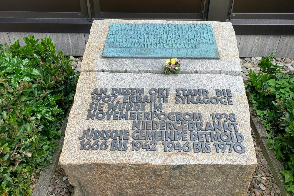 Memorial Former Synagogue Detmold