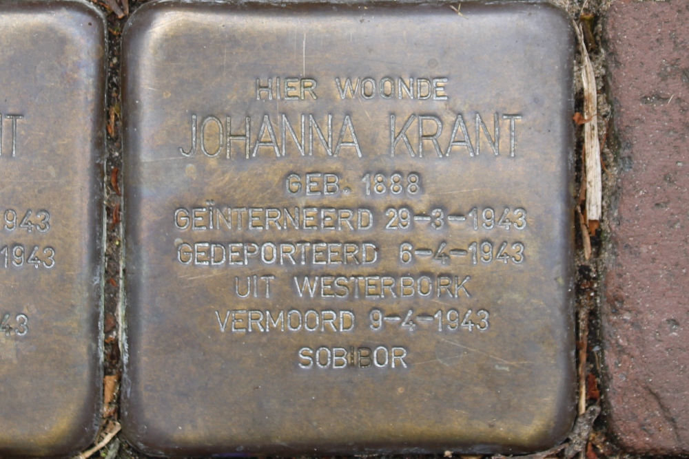 Stolpersteine Nieuwe Amstelstraat 16 #3