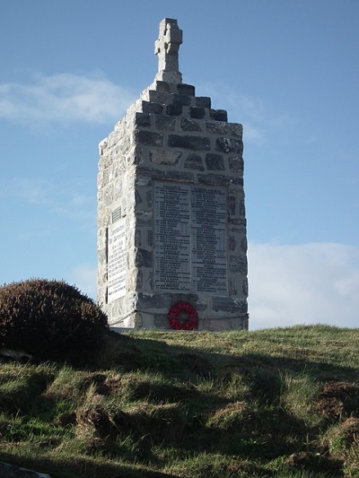 Oorlogsmonument North Uist Eiland