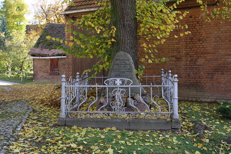 Franco-Prussian War Memorial Tultewitz #1