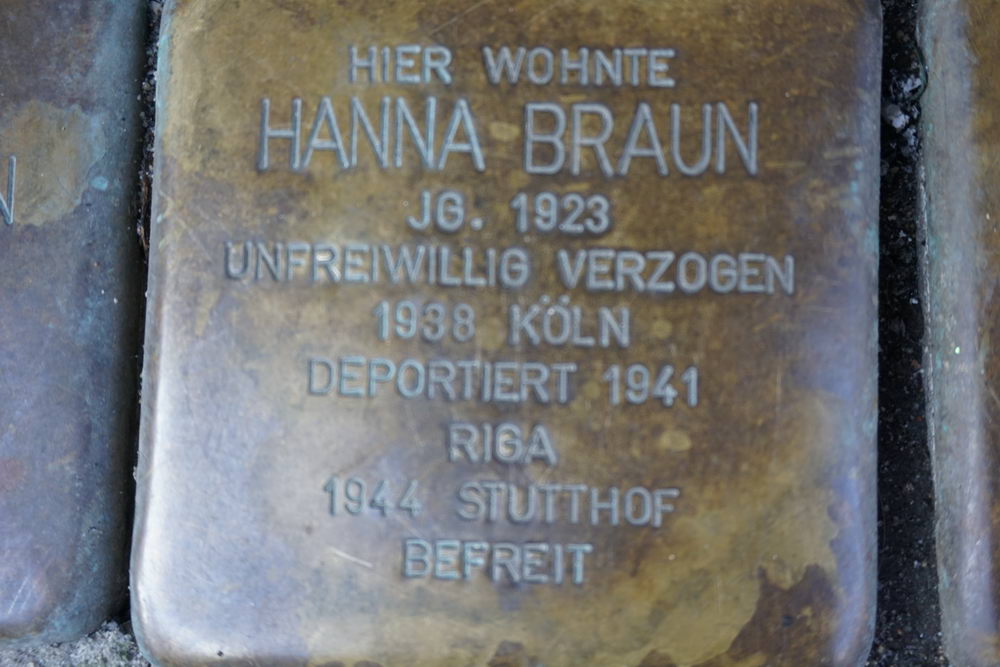 Stolperstein Mittelstrae 17 #3