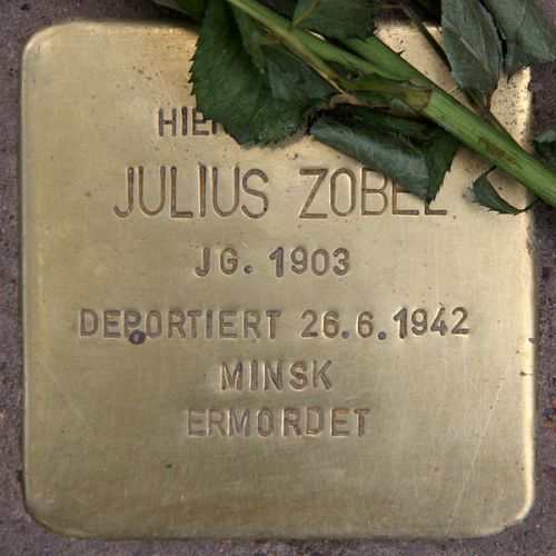 Stolpersteine Fasanenstraße 37 #5