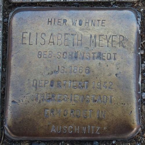 Stumbling Stones Thomästraße 20