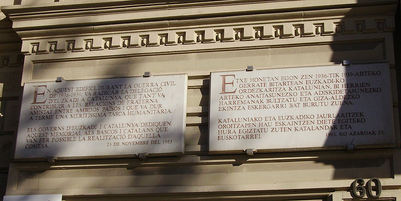 Memorials Basque Delegation