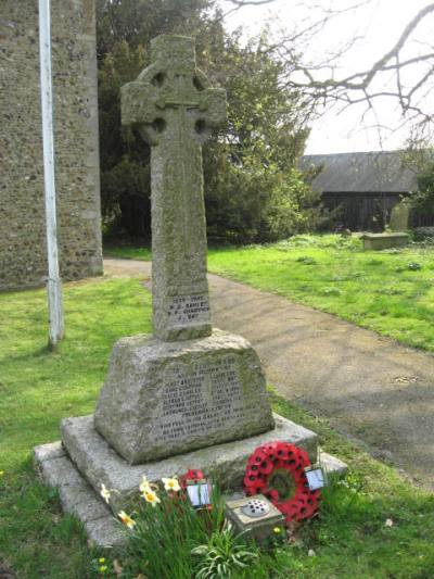 War Memorial Chignall Smealy