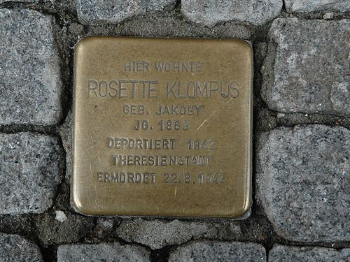 Stolperstein Strandstrae 10 #1