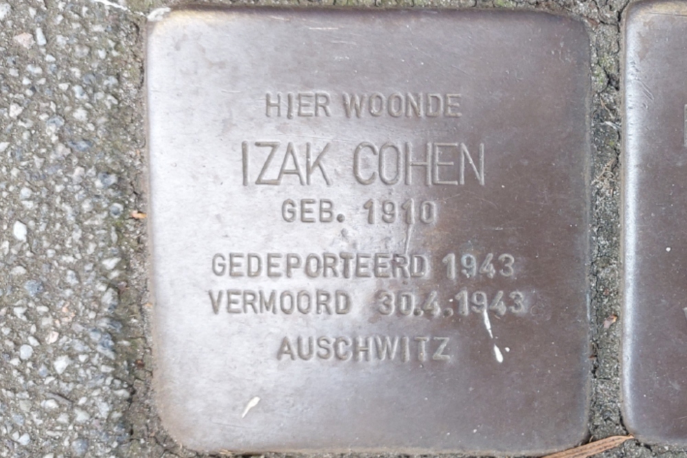 Stumbling Stones Noordsingel 124 #4