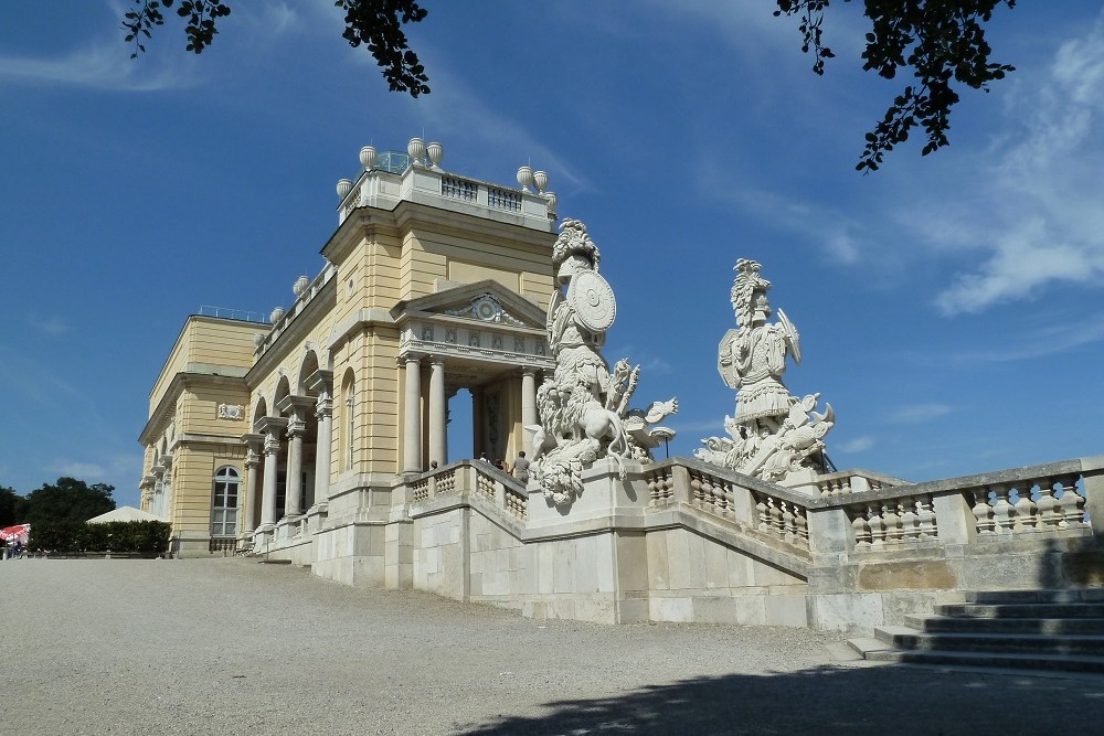 War Damage Gloriette Schnbrunn Vienna #1