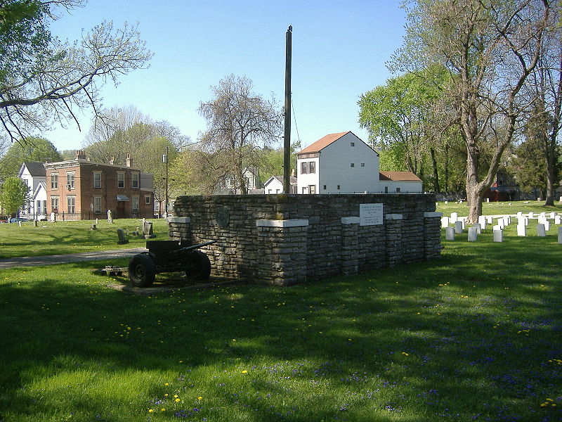 Graven Veteranen Amerikaanse Burgeroorlog Linden Grove Cemetery