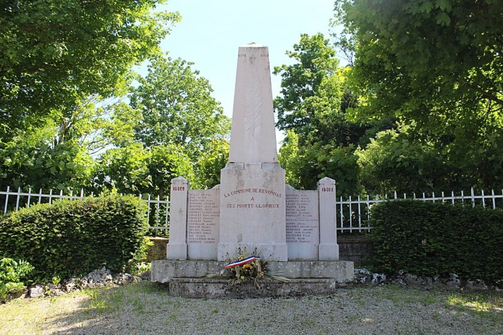 Monument Eerste Wereldoorlog Revonnas