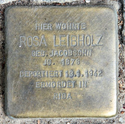 Stolpersteine Willmanndamm 6 #5