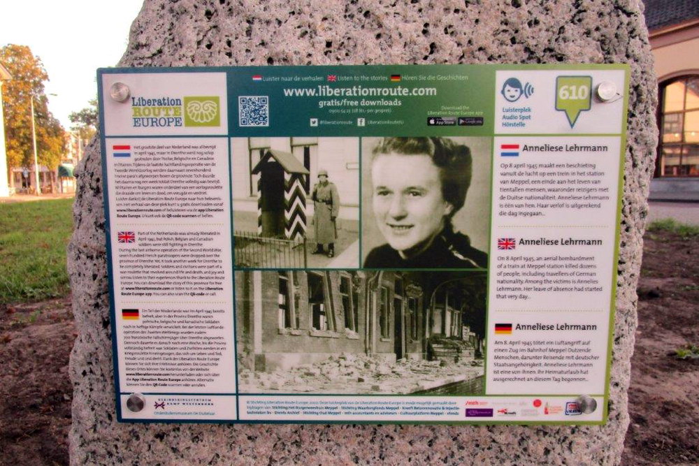 Liberation Route Marker 610: Anneliese Lehrmann #2