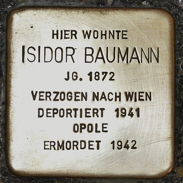 Stolpersteine Kirchengasse 3 #3