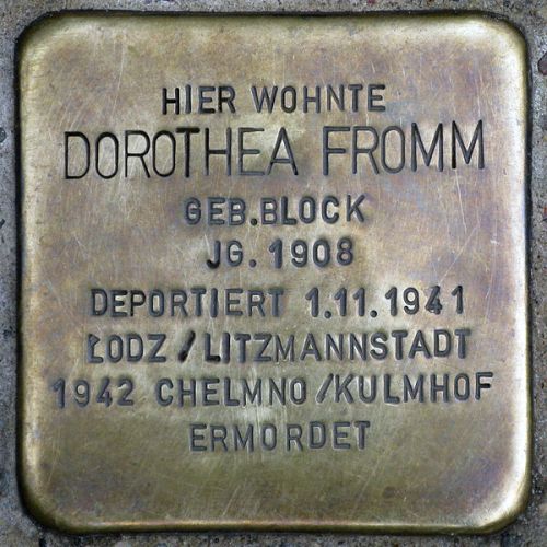 Stolpersteine Friedrichstrae 30 #1