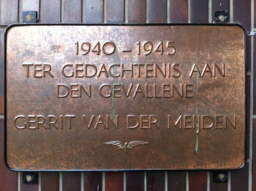 Memorial Killed Railway-Employee Vlaardingen