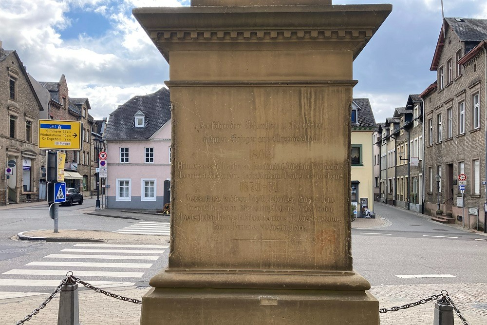 War Memorial Franco-Prussian War Oberwesel #4