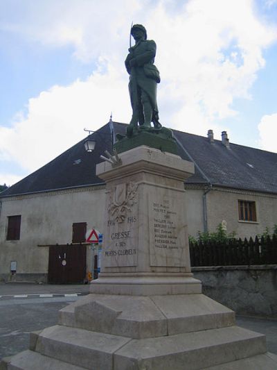 Oorlogsmonument Gresse-en-Vercors