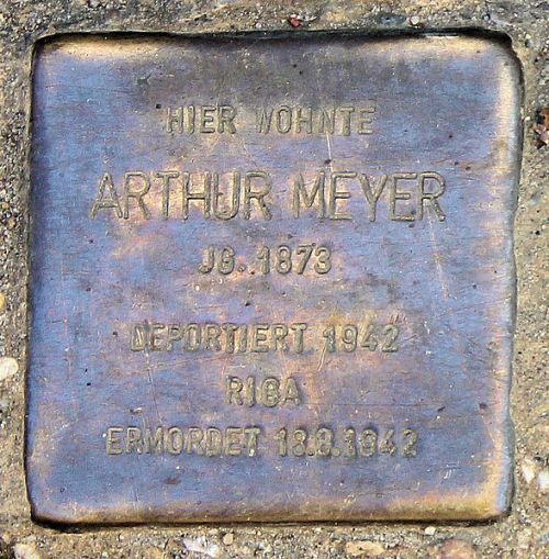 Stumbling Stones Jenaer Straße 17 #1