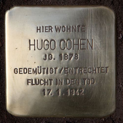 Stolpersteine Duisburger Straße 2a
