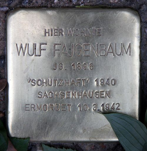 Stolperstein Eisenacher Strae 46