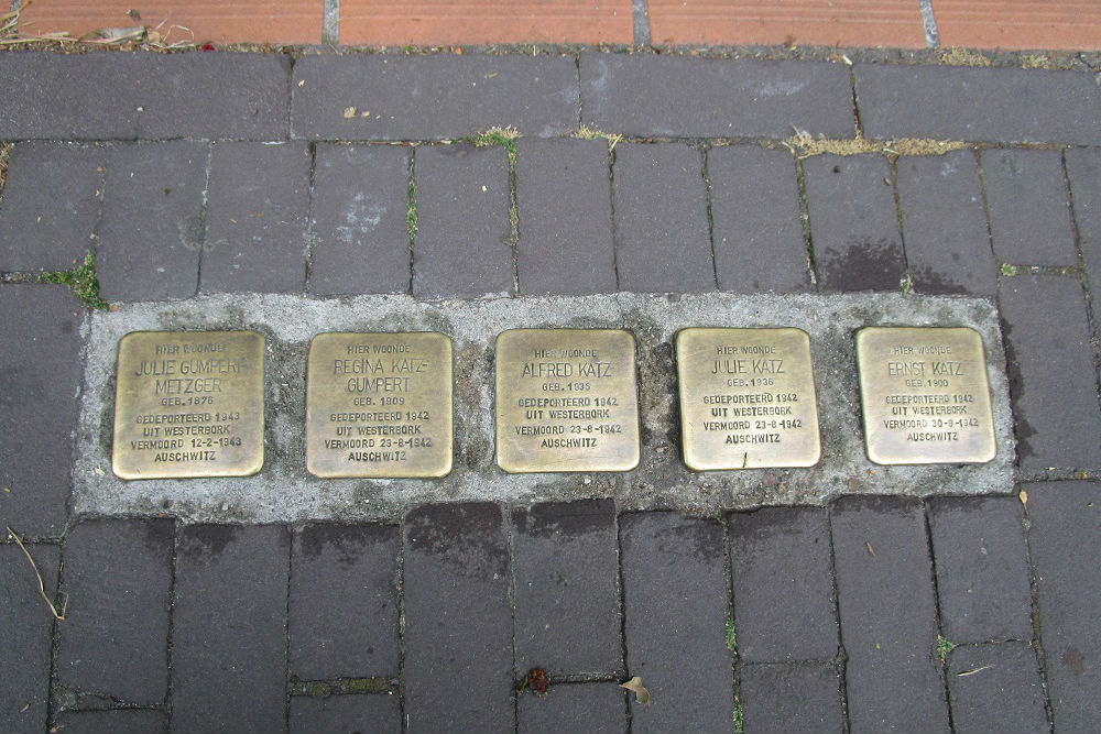 Stolpersteine Hoogstraat 9 #1