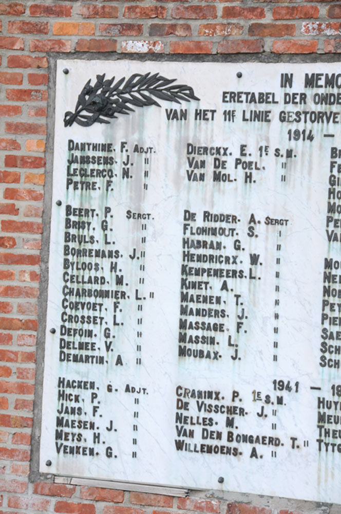 Oorlogsmonument 11e Linieregiment  Hasselt #2