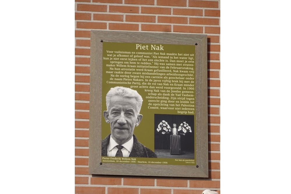 Memorial Plates De Aker Piet Nakstraat