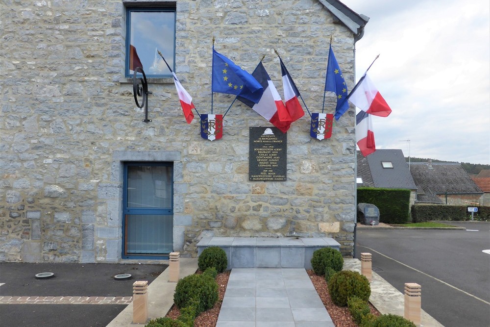 Memorial Plates Rancennes