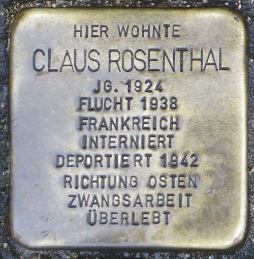 Stumbling Stones Hauptstraße 57 #3