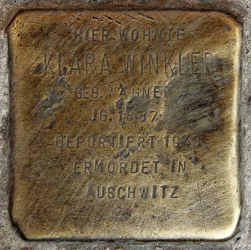 Stolperstein Adalbertstrae 72