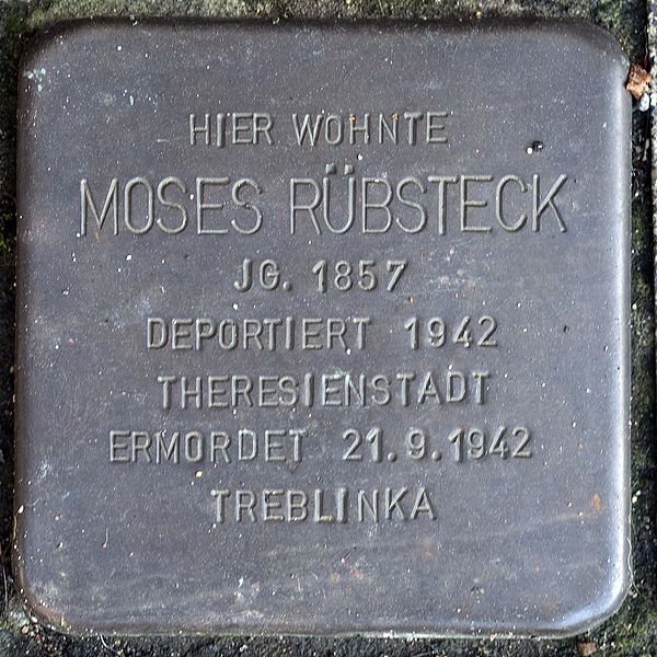 Stolperstein Alte Pastoratstraße 9