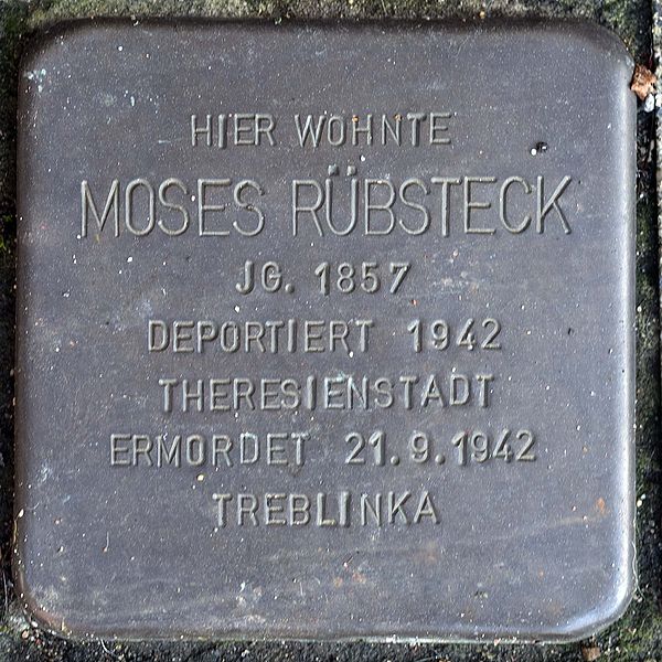 Stolperstein Alte Pastoratstrae 9