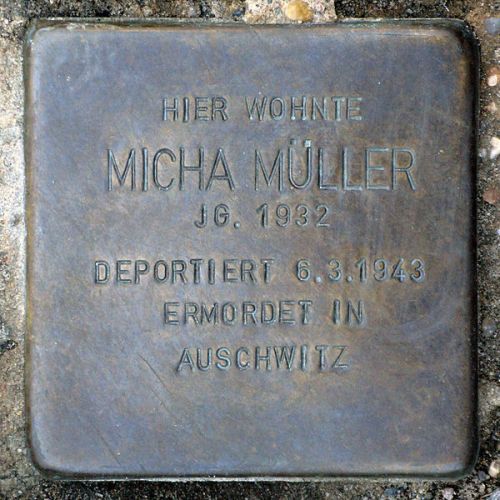 Stolpersteine Kleine Alexanderstraße 13 #4