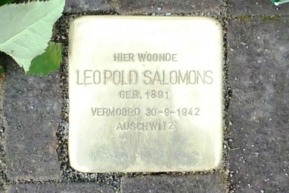 Stolperstein Nordhornschestraat 41 (nu nr: 11)