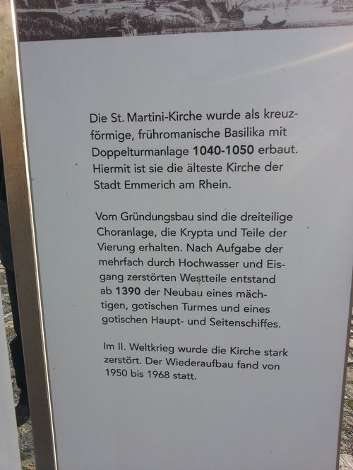 Memorial Rebuilding St. Martini-Kirche Emmerich #2