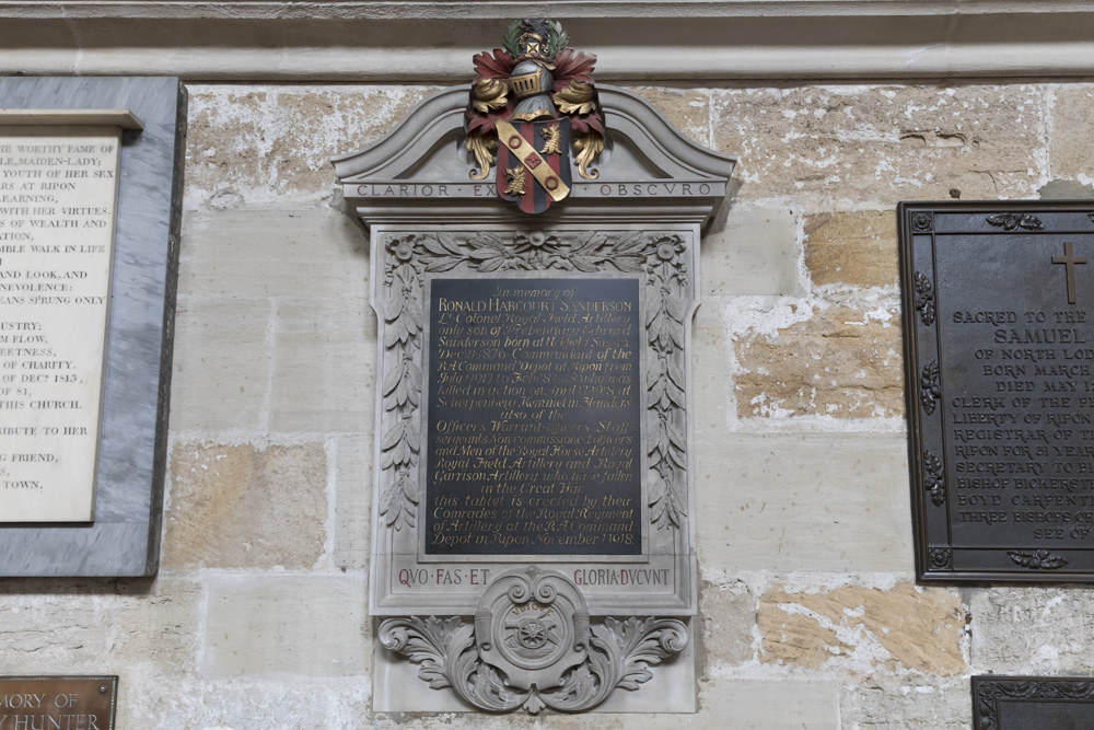 Memorials Ripon Cathedral #5