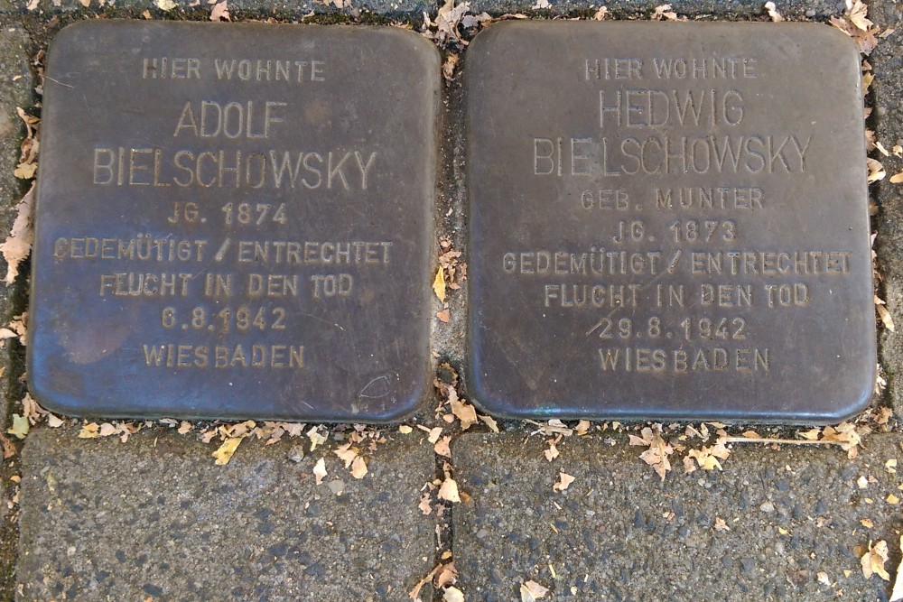 Stolpersteine Walkmühlstraße 89