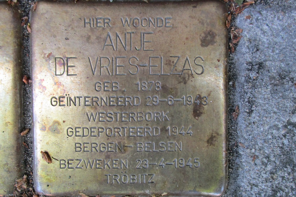 Stolpersteine Sophialaan 47 #3