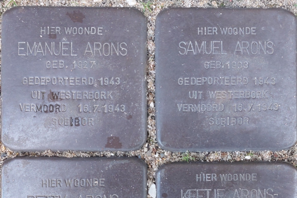 Stumbling Stones Burgemeester Meineszlaan 39a #2