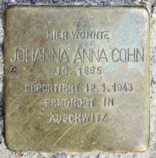 Stolpersteine Droysenstraße 18 #2