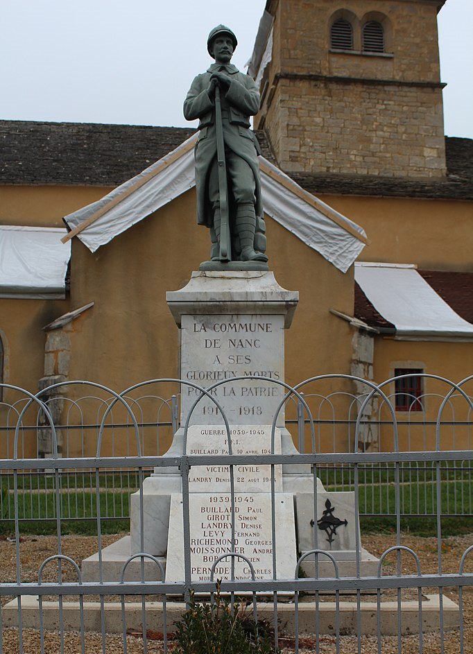 Oorlogsmonument Nanc-ls-Saint-Amour