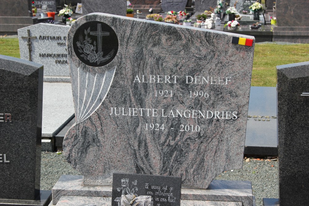Belgische Graven Oudstrijders Herne Begraafplaats #5