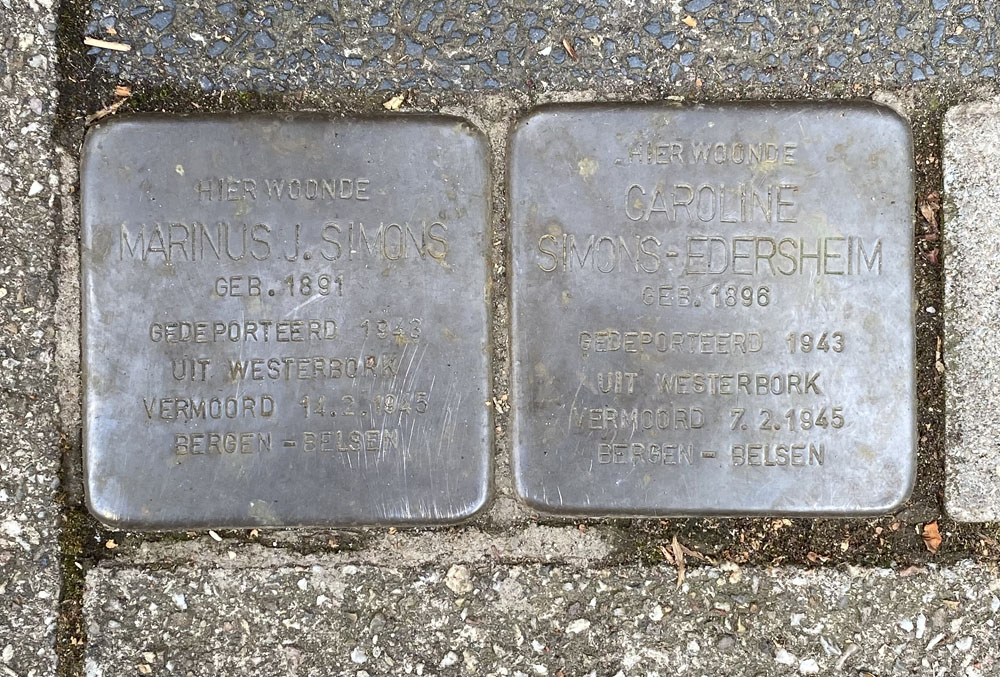 Stolpersteine Jozef Isralslaan 55 #1