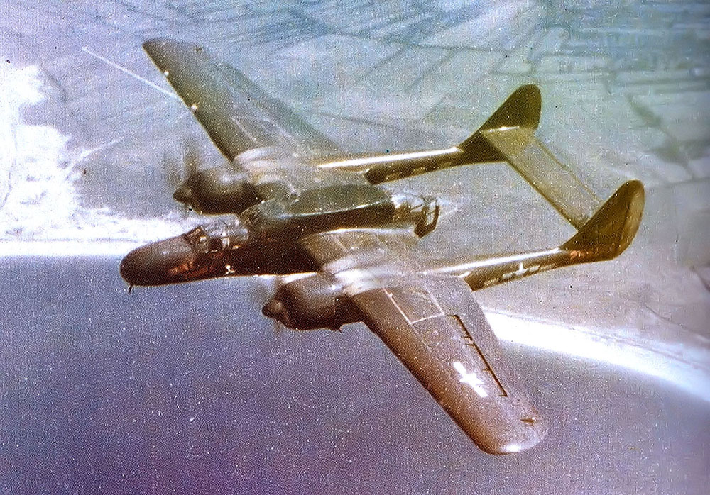 Crashlocatie P-61B-10-NO Black Widow 42-39641 #1