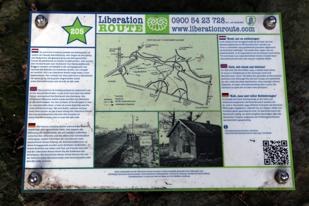Liberation Route Marker 205: Cold, wet, dread and distress #2
