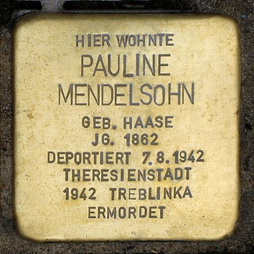 Stolpersteine Neue Grnstrae 28 #3