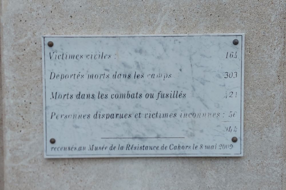 Monument Tweede Wereldoorlog Lamothe-Cassel #4